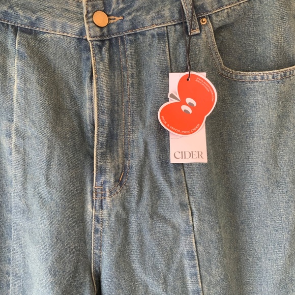 NEW! PLUS SIZE! Cider Jeans Wide Leg Size 1X NWT - Picture 8 of 9